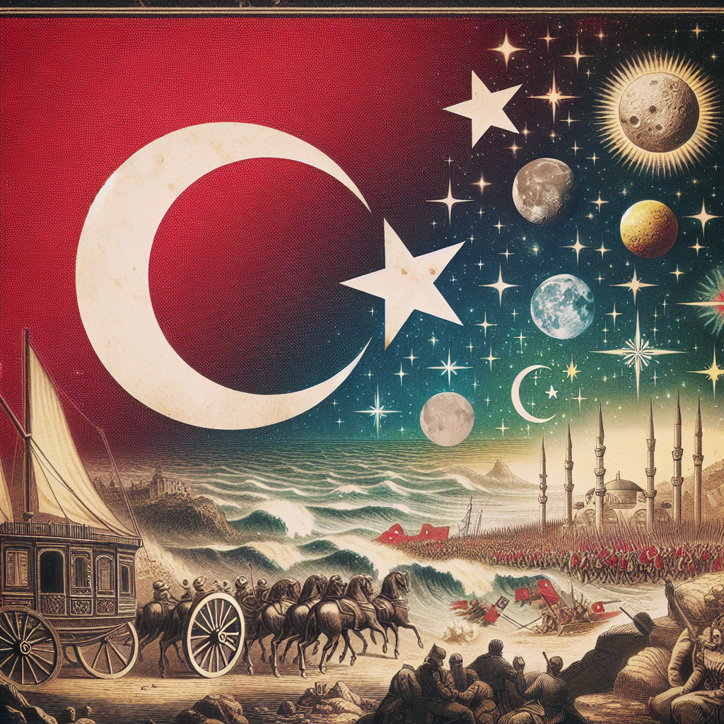 Türk Bayrağındaki Ay ve Yıldız Nereden Geliyor ? İşte Şanlı Türk Bayrağımızın Tarihi